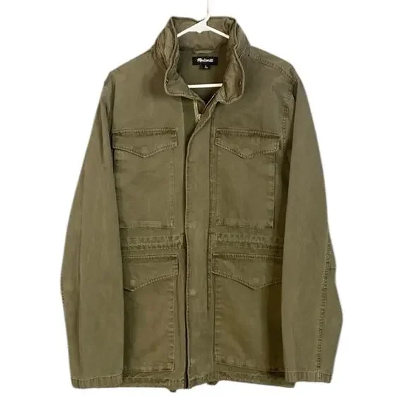 Madewell Men's Field Jacket in Green Men's Small - Picture 3 of 8